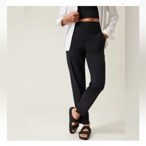 NWT Athleta Brooklyn Heights Pant Vienna Slim Pant Black Size 14